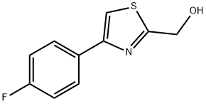 [4-(4-Fluoro-phenyl)-thiazol-2-yl]-methanol 구조식 이미지