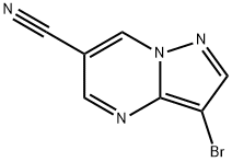 3-bromopyrazolo[1,5-a]pyrimidine-6-carbonitrile Structure