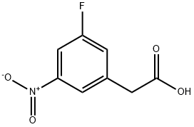 2-(3-Fluoro-5-nitrophenyl)acetic acid Structure
