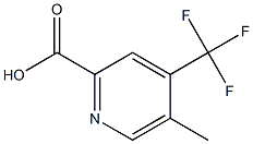 2-Pyridinecarboxylic acid, 5-methyl-4-(trifluoromethyl)- 구조식 이미지