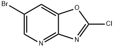 6-bromo-2-chlorooxazolo[4,5-b]pyridine Structure