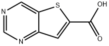 thieno[3,2-d]pyrimidine-6-carboxylic acid 구조식 이미지