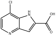 7-Chloro-1H-pyrrolo[3,2-b]pyridine-2-carboxylic acid Structure