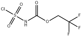 2,2,2-TRIFLUOROETHYL N-(CHLOROSULFONYL)CARBAMATE Structure