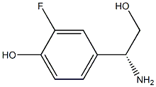 4-((1R)-1-AMINO-2-HYDROXYETHYL)-2-FLUOROPHENOL 구조식 이미지