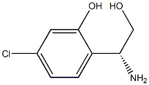 2-((1R)-1-AMINO-2-HYDROXYETHYL)-5-CHLOROPHENOL Structure