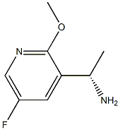 (1S)-1-(5-fluoro-2-methoxypyridin-3-yl)ethanamine 구조식 이미지