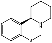 (R)-2-(2-(methylthio)phenyl)piperidine Structure