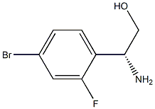 (2R)-2-AMINO-2-(4-BROMO-2-FLUOROPHENYL)ETHAN-1-OL 구조식 이미지