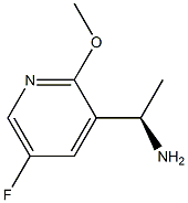 (1R)-1-(5-fluoro-2-methoxypyridin-3-yl)ethanamine Structure
