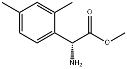 METHYL(2R)-2-AMINO-2-(2,4-DIMETHYLPHENYL)ACETATE Structure