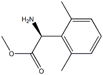 METHYL(2S)-2-AMINO-2-(2,6-DIMETHYLPHENYL)ACETATE Structure