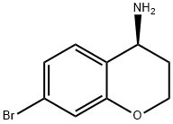 (4S)-7-BROMO-3,4-DIHYDRO-2H-1-BENZOPYRAN-4-AMINE 구조식 이미지