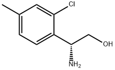 (2R)-2-AMINO-2-(2-CHLORO-4-METHYLPHENYL)ETHAN-1-OL 구조식 이미지