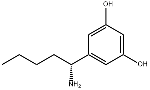 5-((1R)-1-AMINOPENTYL)BENZENE-1,3-DIOL Structure