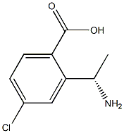 (S)-2-(1-aminoethyl)-4-chlorobenzoic acid Structure