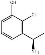 3-((1R)-1-AMINOETHYL)-2-CHLOROPHENOL 구조식 이미지