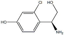 4-((1S)-1-AMINO-2-HYDROXYETHYL)-3-CHLOROPHENOL 구조식 이미지
