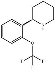 (S)-2-(2-(trifluoromethoxy)phenyl)piperidine Structure