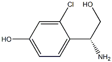 4-((1R)-1-AMINO-2-HYDROXYETHYL)-3-CHLOROPHENOL Structure