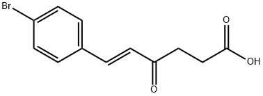 6-(4-bromophenyl)-4-oxohex-5-enoic acid Structure