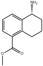METHYL(5R)-5-AMINO-5,6,7,8-TETRAHYDRONAPHTHALENECARBOXYLATE Structure