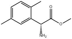 METHYL(2R)-2-AMINO-2-(2,5-DIMETHYLPHENYL)ACETATE Structure