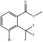 METHYL 3-BROMO-2-(TRIFLUOROMETHYL)BENZOATE Structure