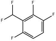 2-(difluoromethyl)-1,3,4-trifluorobenzene Structure