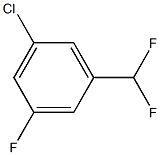1-chloro-3-(difluoromethyl)-5-fluorobenzene Structure