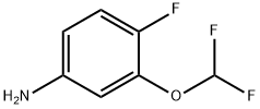 4-Difluoromethoxy-2-fluoroaniline Structure