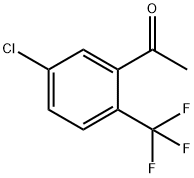 1-(5-chloro-2-(trifluoromethyl)phenyl)ethanone 구조식 이미지