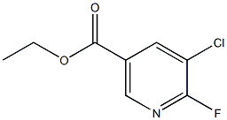 Ethyl 5-chloro-6-fluoronicotinate Structure