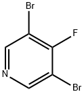 3,5-dibromo-4-fluoropyridine Structure