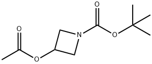 tert-Butyl 3-acetoxyazetidine-1-carboxylate 구조식 이미지