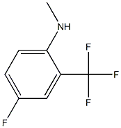 4-fluoro-N-methyl-2-(trifluoromethyl)aniline 구조식 이미지