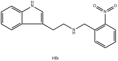 [2-(1H-indol-3-yl)ethyl](2-nitrobenzyl)amine hydrobromide Structure