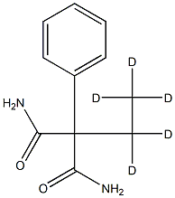 2-(1,1,2,2,2-pentadeuterioethyl)-2-phenylpropanediamide Structure