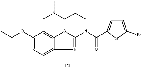 5-bromo-N-[3-(dimethylamino)propyl]-N-(6-ethoxy-1,3-benzothiazol-2-yl)thiophene-2-carboxamide:hydrochloride Structure