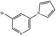 3-bromo-5-(1H-pyrrol-1-yl)pyridine Structure