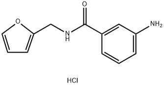 3-amino-N-(furan-2-ylmethyl)benzamide Structure