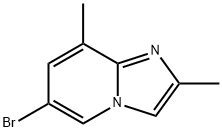 6-bromo-2,8-dimethylimidazo[1,2-a]pyridine 구조식 이미지