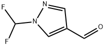 1-(difluoromethyl)-1H-pyrazole-4-carbaldehyde Structure