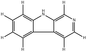 1,3,4,5,6,7,8-heptadeuterio-9H-pyrido[3,4-b]indole 구조식 이미지