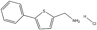 (5-phenylthiophen-2-yl)methanamine hydrochloride Structure