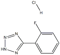 5-(2-fluorophenyl)-2H-tetrazole:hydrochloride Structure