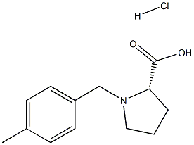 (R)-alpha-(4-methylbenzyl)-proline-HCl 구조식 이미지