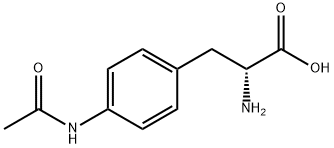 (2R)-2-amino-3-(4-acetamidophenyl)propanoic acid Structure