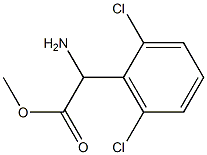 METHYL2-AMINO-2-(2,6-DICHLOROPHENYL)ACETATE Structure