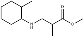 methyl 2-methyl-3-[(2-methylcyclohexyl)amino]propanoate 구조식 이미지